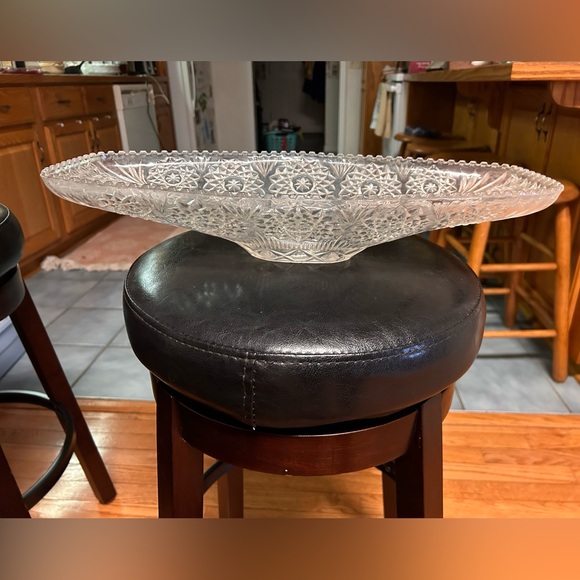 Vintage Regaline clear acrylic Serving Platter - Picture 1 of 3